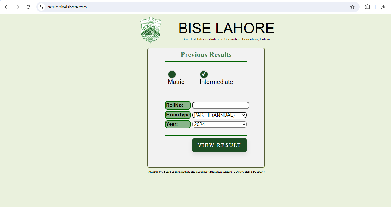 Step By Step Guide To Check Lahore Board 12th Class Result 2024