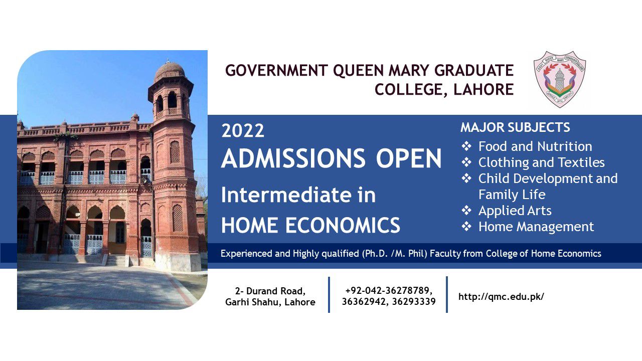 Queen Mary College Admission Notice